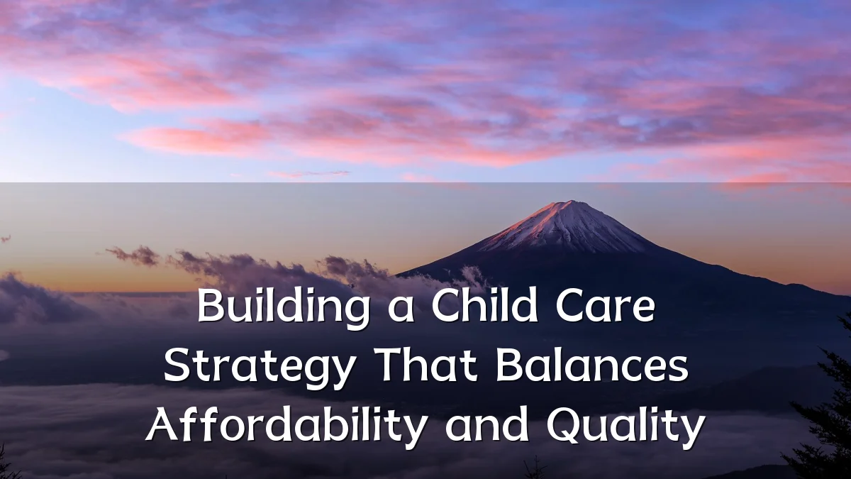 Building a Child Care Strategy That Balances Affordability and Quality