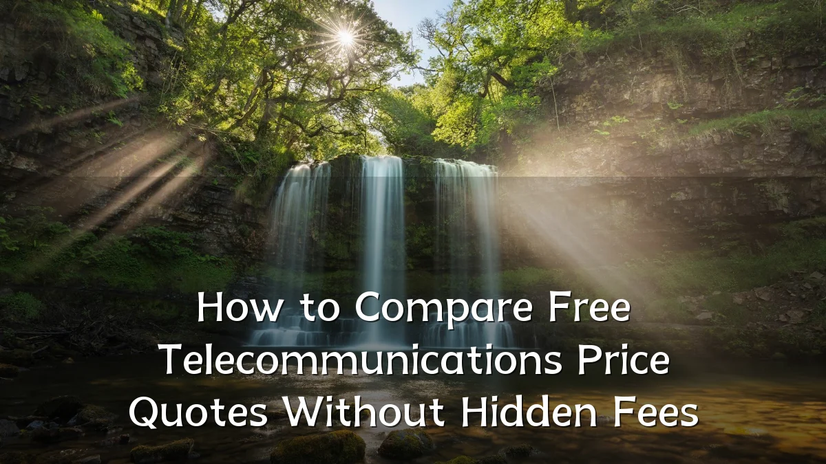 How to Compare Free Telecommunications Price Quotes Without Hidden Fees