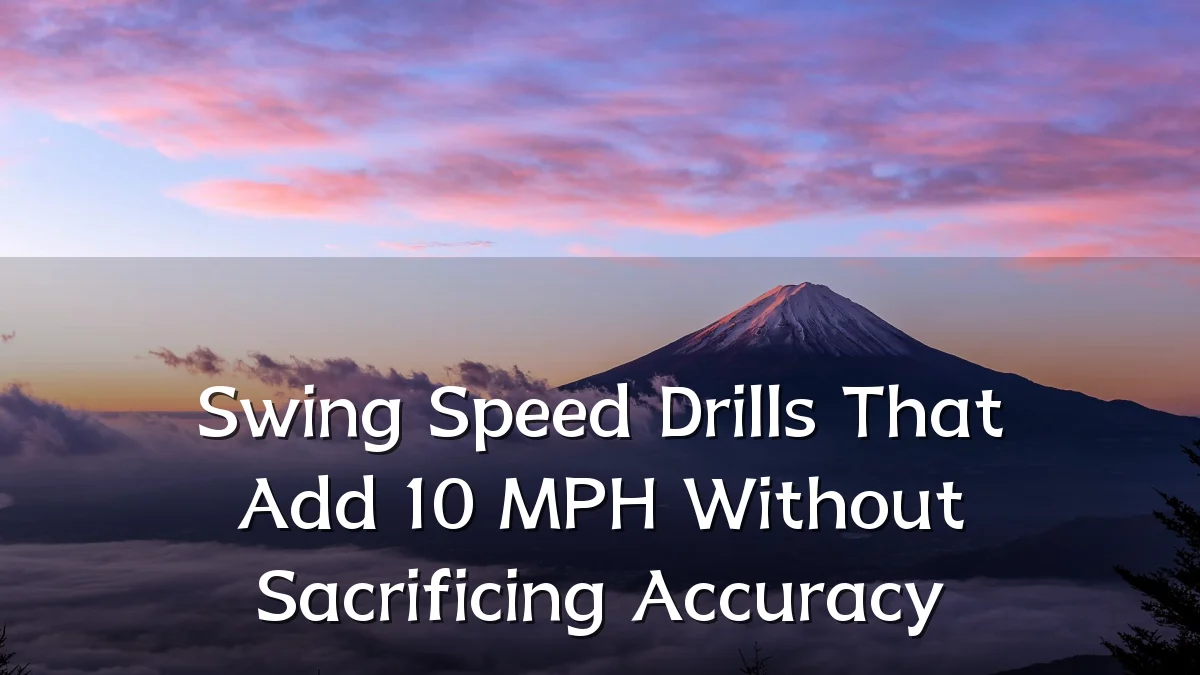 Swing Speed Drills That Add 10 MPH Without Sacrificing Accuracy