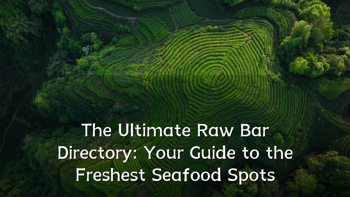 The Ultimate Raw Bar Directory: Your Guide to the Freshest Seafood Spots