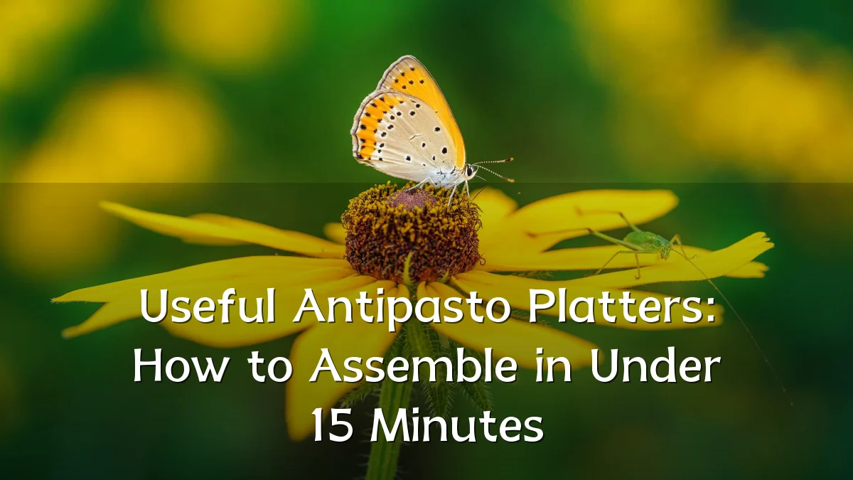 Useful Antipasto Platters: How to Assemble in Under 15 Minutes