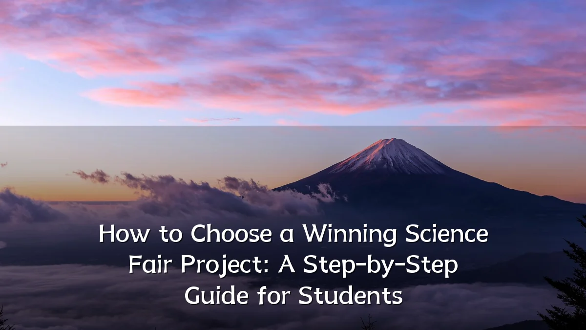 How to Choose a Winning Science Fair Project: A Step-by-Step Guide for Students