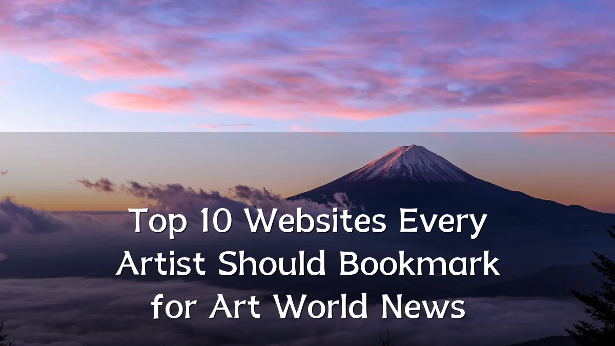 Top 10 Websites Every Artist Should Bookmark for Art World News