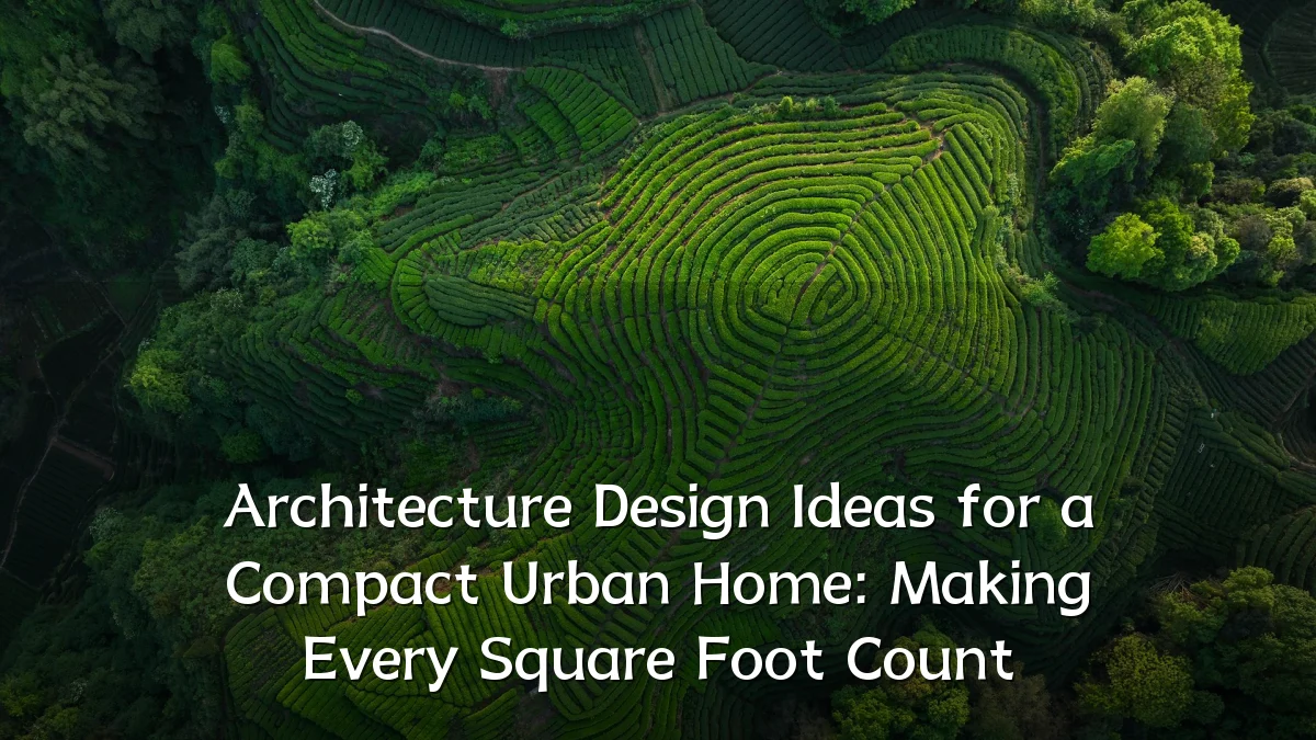 Architecture Design Ideas for a Compact Urban Home: Making Every Square Foot Count